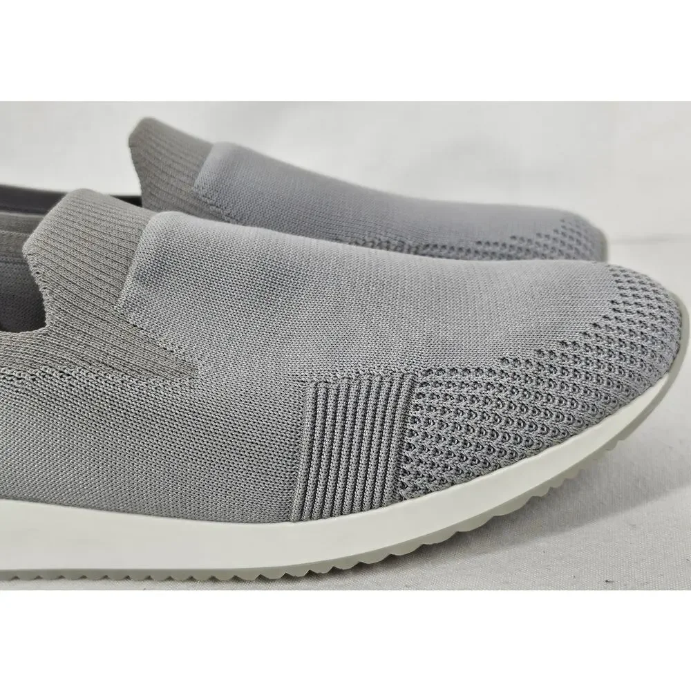 ARA FUSION WOMEN'S GRAY / WHITE SLIP-ON COMFORT SNEAKER - SIZE 8.5